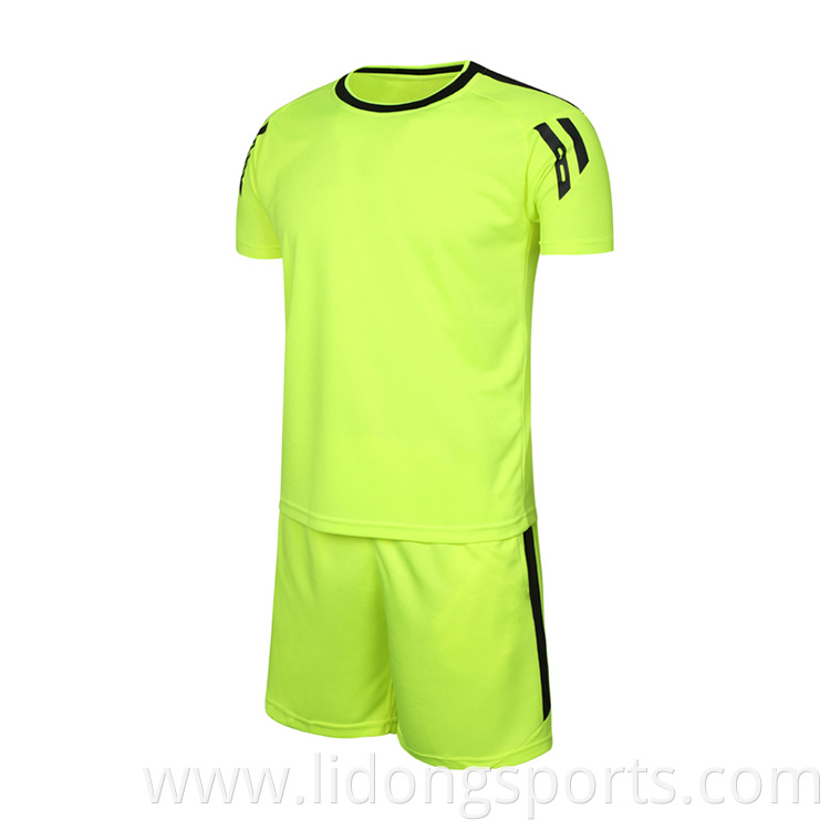 2021 Fashion Mens Football Kit Futboll Uniform Soccer Wear Soccer Set Jersey For Football Club